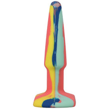 Load image into Gallery viewer, Groovy Silicone Anal Plug 4in Sunrise