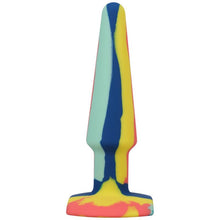 Load image into Gallery viewer, Groovy Silicone Anal Plug 5in Sunrise