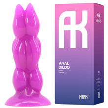 Load image into Gallery viewer, FAAK #43 Crab Claw 8” Anal Plug Dildo Purple
