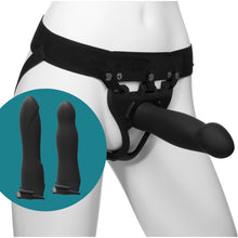 Load image into Gallery viewer, Be Ready 4 Pc Hollow Silicone Strap-On Set