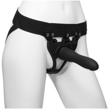 Load image into Gallery viewer, Be Strong 7.5in Slim Dong 2 Pc Hollow Silicone Strap-On Set