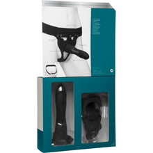 Load image into Gallery viewer, Be Strong 7.5in Slim Dong 2 Pc Hollow Silicone Strap-On Set