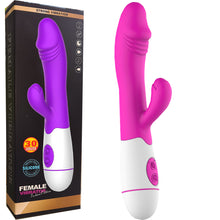 Load image into Gallery viewer, 30 Speed G Spot Rabbit Vibrator Dildo Vaginal Clitoral Stimulator