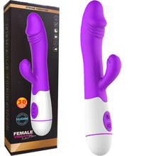 Load image into Gallery viewer, 30 Speed G Spot Rabbit Vibrator Dildo Vaginal Clitoral Stimulator