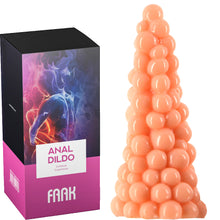 Load image into Gallery viewer, FAAK-20 Grapes 6.2" Anal Plug Beaded Textured Butt Dildo 16cm Fat