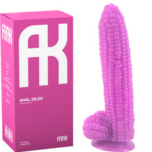 Load image into Gallery viewer, FAAK Realistic 8.2" Corn Beaded Anal Butt Plug 21cm Dildo Suction Cup Balls Dong