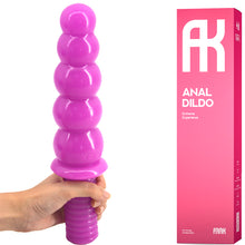 Load image into Gallery viewer, FAAK-60 Huge Bulbous Anal Dildo Dong Black