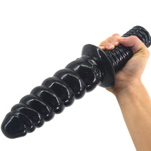 Load image into Gallery viewer, FAAK 11.4” Thrusting Handle Anal Plug 29cm Veined Dildo Huge Fat