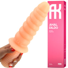 Load image into Gallery viewer, FAAK 11.4” Thrusting Handle Anal Plug 29cm Veined Dildo Huge Fat