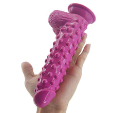 Load image into Gallery viewer, FAAK G126 Large Realistic Dildo Silicone Beaded Alien XL Dong Anal