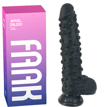 Load image into Gallery viewer, FAAK G126 Large Realistic Dildo Silicone Beaded Alien XL Dong Anal