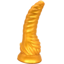 Load image into Gallery viewer, FAAK G151 Liquid Silicone Dildo Conch 8" Anal Plug Butt Suction Cup Dong