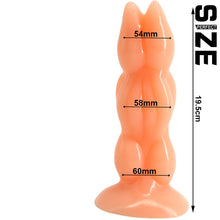 Load image into Gallery viewer, FAAK #43 Crab Claw 8” Anal Plug Dildo Flesh