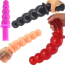 Load image into Gallery viewer, FAAK-60 Huge Bulbous Anal Dildo Dong Black