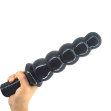 Load image into Gallery viewer, FAAK-60 Huge Bulbous Anal Dildo Dong Black