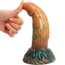 Load image into Gallery viewer, FAAK Geeba G6016 Liquid Silicone 8" Anal Plug Dildo