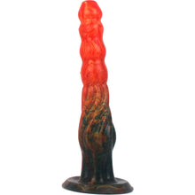 Load image into Gallery viewer, FAAK G6017 Liquid Silicone 9.5" Scaled Ribbed Dildo Anal Plug Large Butt Dong