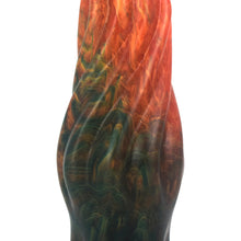 Load image into Gallery viewer, FAAK G6017 Liquid Silicone 9.5" Scaled Ribbed Dildo Anal Plug Large Butt Dong