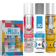Load image into Gallery viewer, System JO Tri Me Classics H2O Personal Lubricant Oral Sex Flavoured Lube 3-Pack