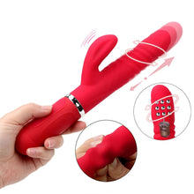 Load image into Gallery viewer, Libo Thrusting Rotating G-Spot Rabbit Vibrator Rechargeable Dildo