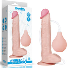 Load image into Gallery viewer, LOVETOY Squirt EXTREME 11" Squirting Dildo Realistic Dong Ejaculating Sex Toy