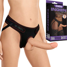Load image into Gallery viewer, Lovetoy Ingen Easy Strap-On Set 8.5" Dildo and Harness set Unisex