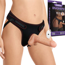 Load image into Gallery viewer, Lovetoy Ingen Easy Strap On Set Vibrating 7.5" Dildo Harness Set Couples Sex Toy