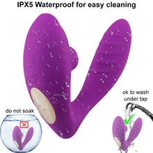 Load image into Gallery viewer, Bebuzzed Mary 2 in 1 Clitoral Sucking Vibrator Clit Stimulator Dildo