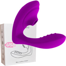 Load image into Gallery viewer, Bebuzzed Mary 2 in 1 Clitoral Sucking Vibrator Clit Stimulator Dildo