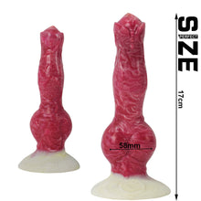 Load image into Gallery viewer, FAAK N5028 Aula 8.2" Dani Platinum Liquid Silicone Anal Plug Dildo