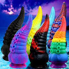 Load image into Gallery viewer, Fantasy Creature Octopus Tentacle Dildo Alien Anal Plug Large Cock