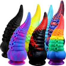 Load image into Gallery viewer, Fantasy Creature Octopus Tentacle Dildo Alien Anal Plug Large Cock
