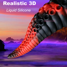 Load image into Gallery viewer, Fantasy Creature Octopus Tentacle Dildo Alien Anal Plug Large Cock