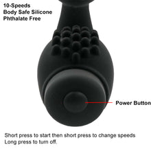 Load image into Gallery viewer, Peter 10-Speed Vibrating Prostate Massager Anal Plug Vibrator
