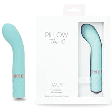 Load image into Gallery viewer, Pillow Talk Racy Bullet Vibrator USB Rechargeable Teal