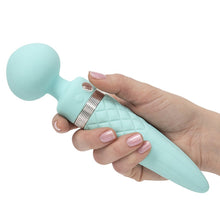 Load image into Gallery viewer, Pillow Talk Sultry Dual Ended Vibrator Warming Wand Teal