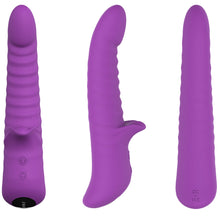 Load image into Gallery viewer, S-HANDE Aurora Rotating Rabbit G Spot Vibrator Rechargeable Purple