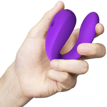 Load image into Gallery viewer, S-HANDE VEBE Couples C-Shape Vibrator G-Spot Wearable Clit Stimulator Purple