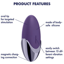 Load image into Gallery viewer, Satisfyer Purple Pleasure Clitoral Stimulator Vibrator