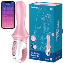 Load image into Gallery viewer, Satisfyer 7" Air Pump Booty 5+ Inflatable G Spot Anal USB APP Vibrator Sex Toy