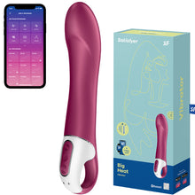 Load image into Gallery viewer, Satisfyer Big Heat Warming G-Spot Vibrator Rechargeable Dildo Vibe Sex Toy