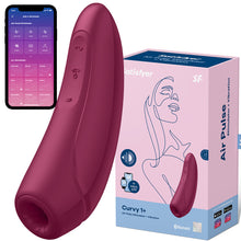 Load image into Gallery viewer, Satisfyer Curvy 1+ App Connect Air Pulse Clitoral Stimulator Vibrator