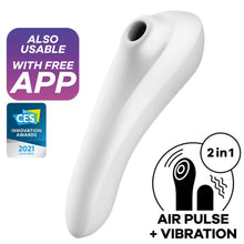 Load image into Gallery viewer, Satisfyer Dual Pleasure Double Ended Vibrator White 4061504003092