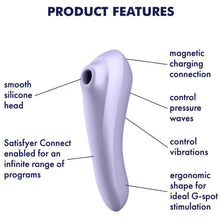 Load image into Gallery viewer, Satisfyer Dual Pleasure APP Clitoral Stimulator G-Spot Vibrator Sucker Sex Toy