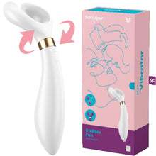 Load image into Gallery viewer, Satisfyer Endless Fun Couples Vibrator Rechargeable White