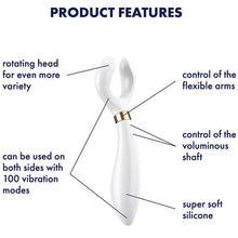 Load image into Gallery viewer, Satisfyer Endless Fun Couples Vibrator Rechargeable White