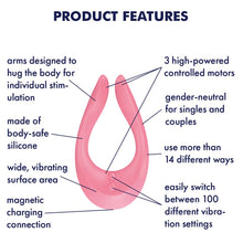 Load image into Gallery viewer, Satisfyer Endless Love Joy Couples Vibrator USB Clitoral Penis Stimulator