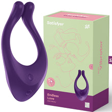 Load image into Gallery viewer, Satisfyer Endless Love Joy Couples Vibrator USB Clitoral Penis Stimulator