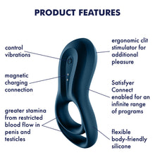 Load image into Gallery viewer, Satisfyer Epic Duo Vibrating Cock Ring APP Control Cocksling Couples Sex Toy