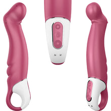 Load image into Gallery viewer, Satisfyer Petting Hippo Vibrator 8.9" Dildo Prostate Anal Rechargeable Sex Toy